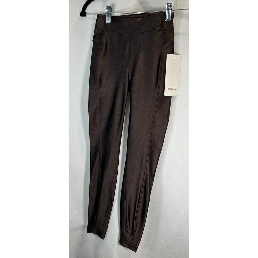 NWT Lululemon Satin Shine HR Tight 25” Inseam Size 0